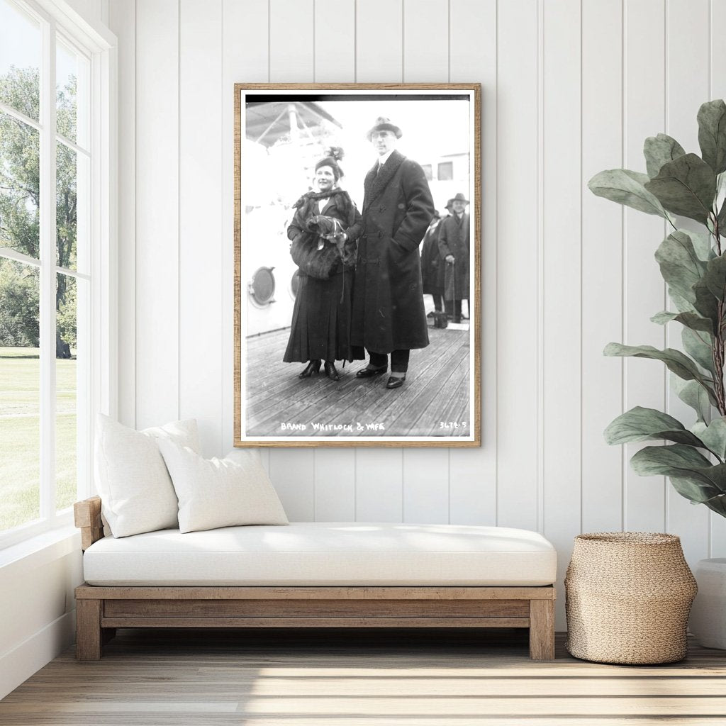 1900s Portrait of Brand Whitlock and His Wife