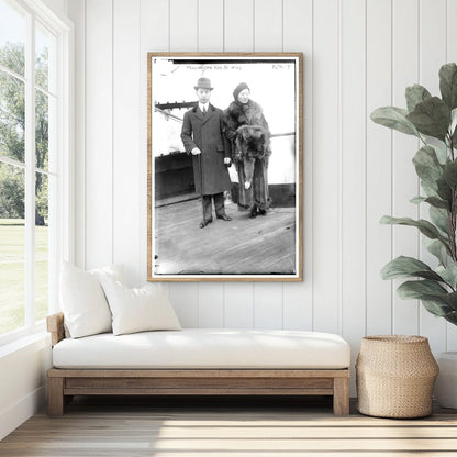 1915 Portrait of Diplomat Wellington Koo & Spouse