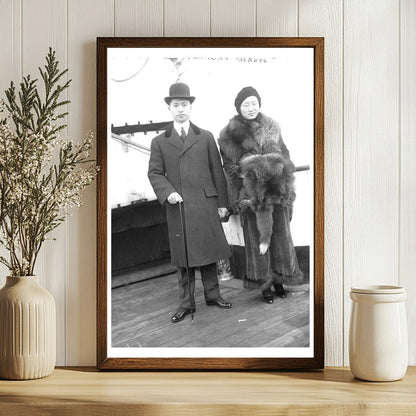 1915 Portrait of Diplomat Wellington Koo and Spouse