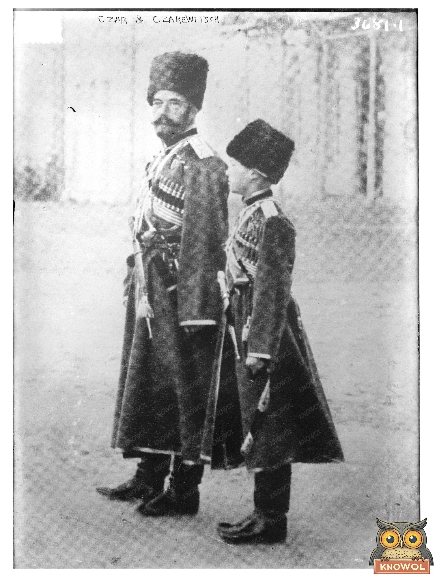 Historic Czar & Czarewitch, 3/16/17 Print, Vintage Art