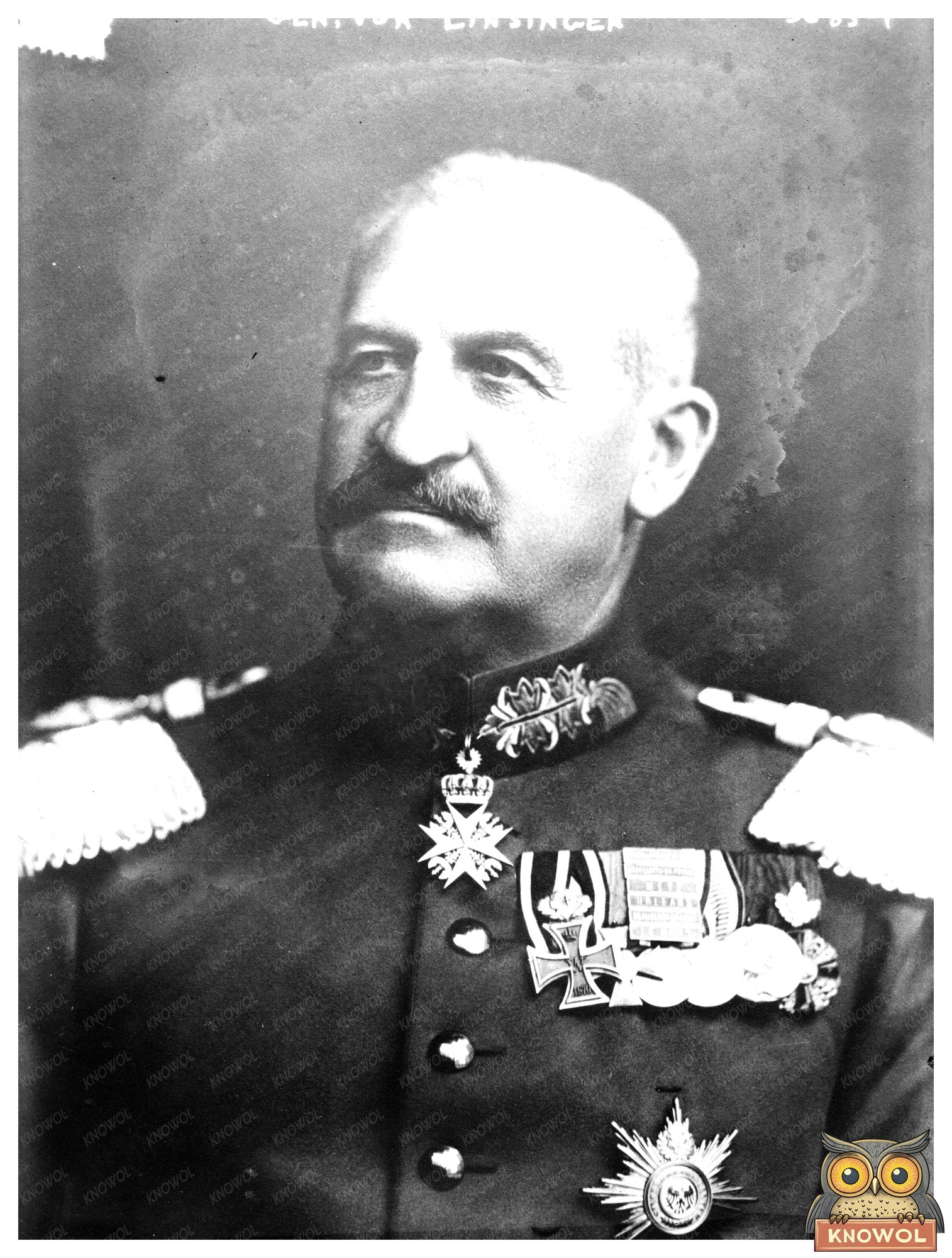 Historic Gen. von Linsingen, 1/25/16 Print, Vintage Art