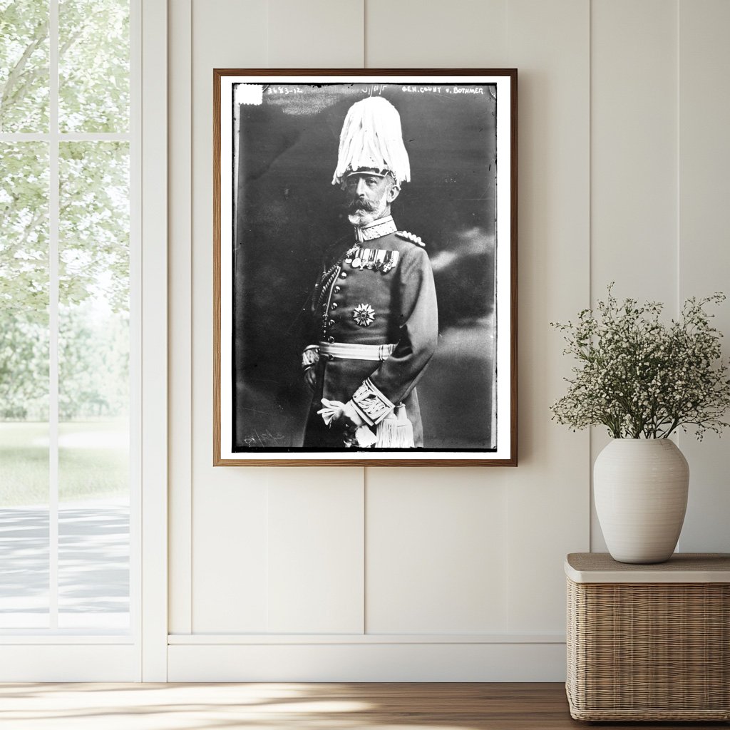 Historic Gen. Count V. Bothmer Print, Vintage Art