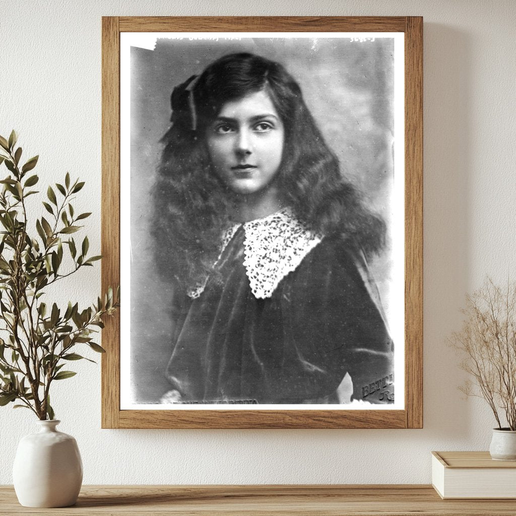Historic Princess Jolanda [i.e., Yolanda], Italy Print, Vintage Art