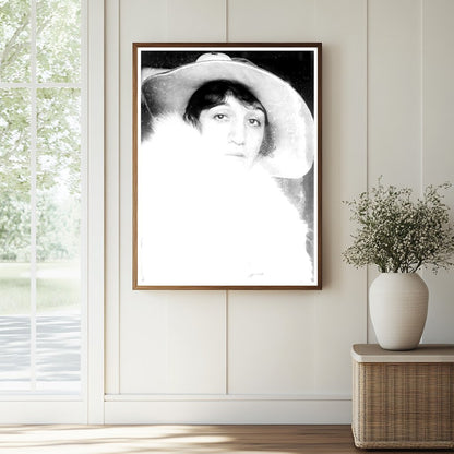 Historic Mrs. Raymond Belmont, 12/2/15 Print, Vintage Art