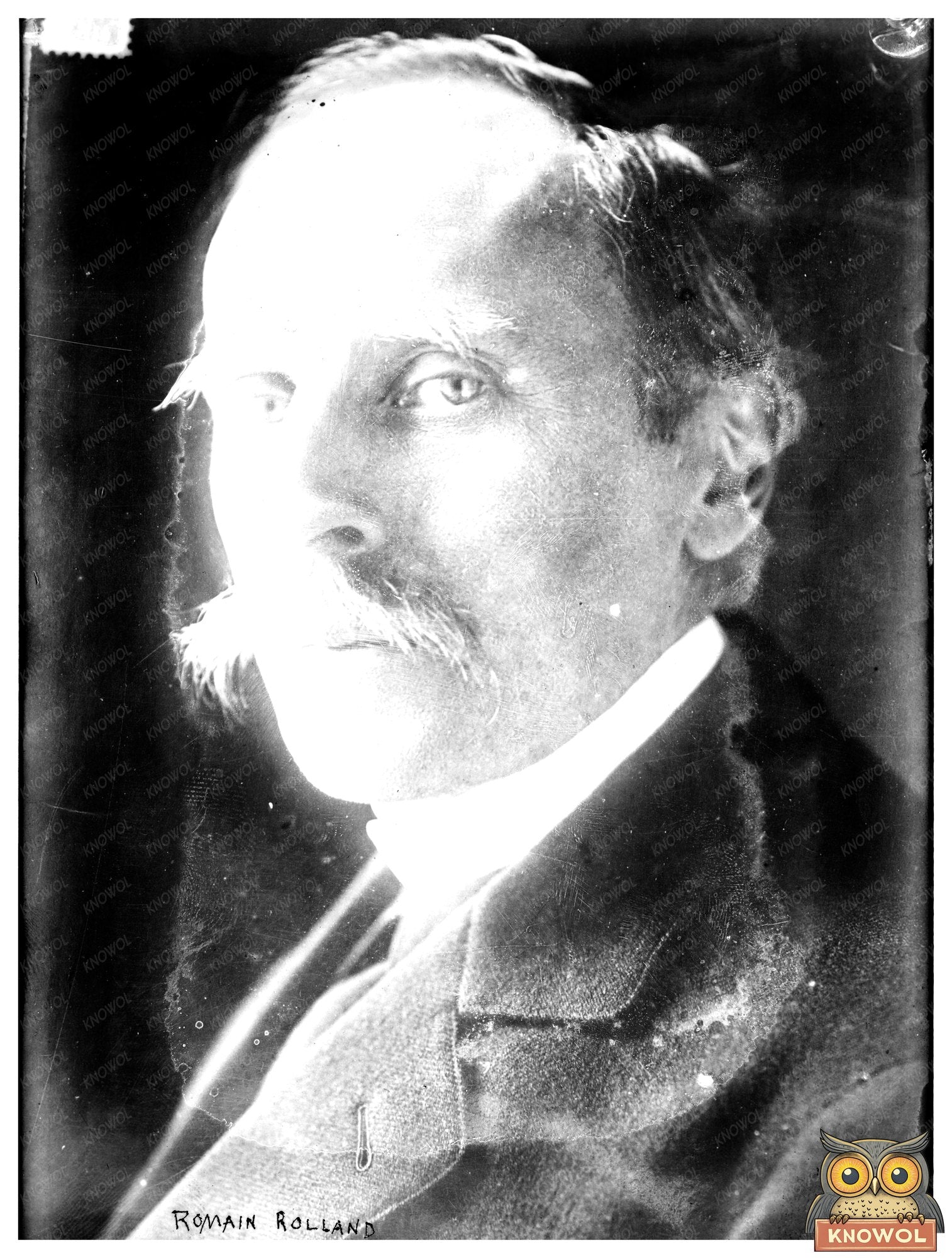 Historic Romain Rolland Print, Vintage Art