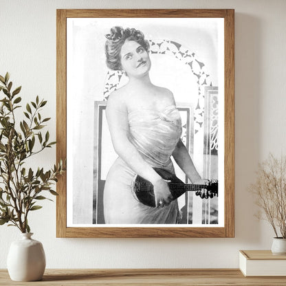 Historic Marguerite Sylva -- (Mrs. B.L. Smith) Print, Vintage Art
