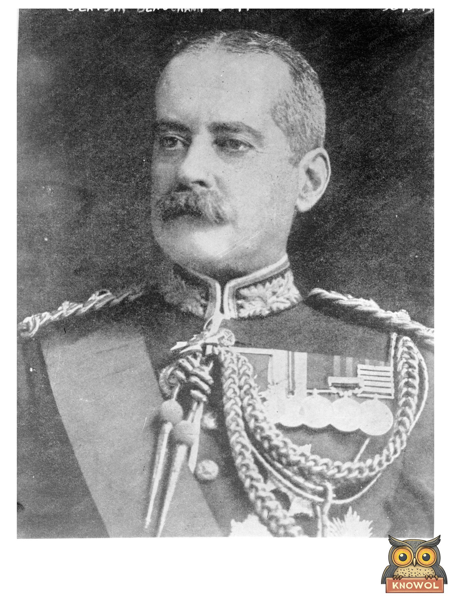 Historic Gen. Sir Beauchamp Duff Print, Vintage Art