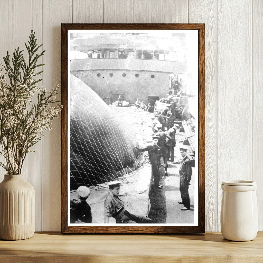 1910s British Balloon Ship: Aerial Reconnaissance Era