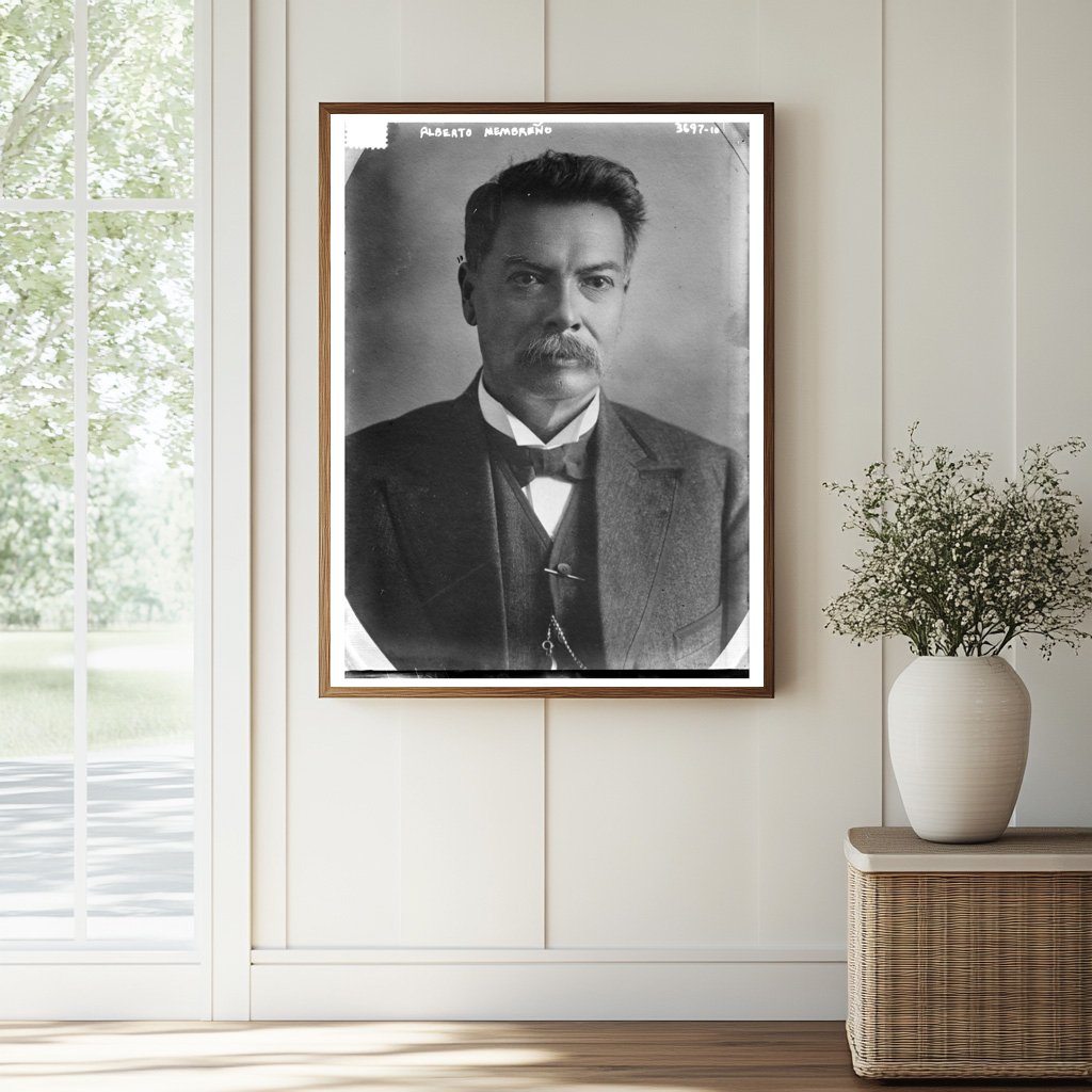 Historic Alberto Membreño Print, Vintage Art