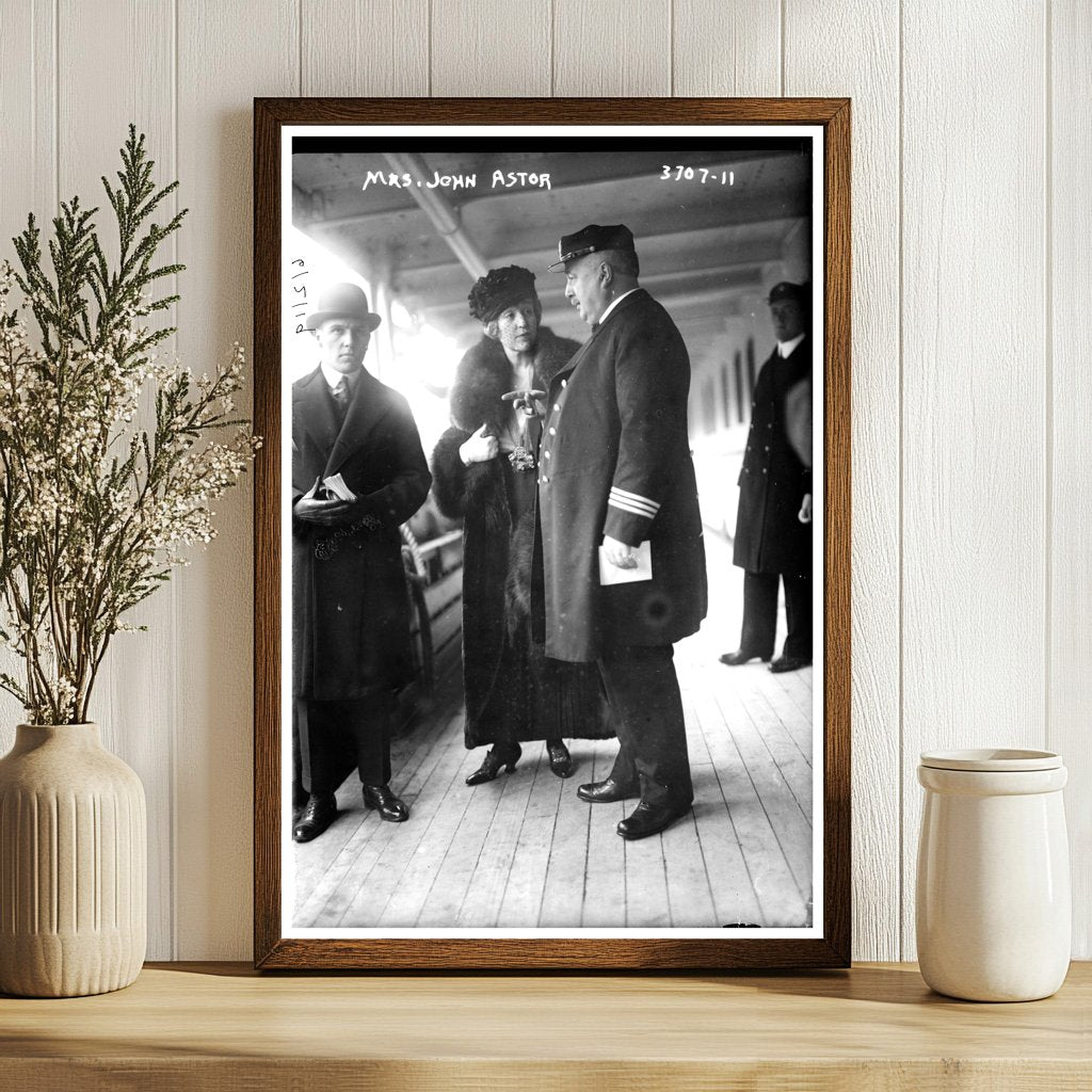 Elegant Portrait of Mrs. John Astor, Early 1910s