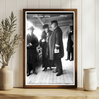 Elegant Portrait of Mrs. John Astor, Early 1910s