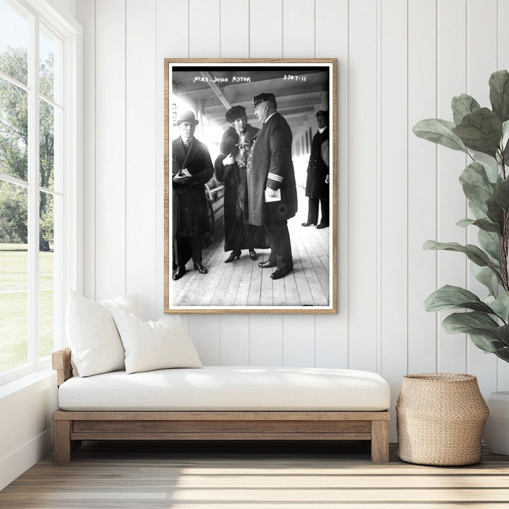 Elegant Portrait of Mrs. John Astor, Early 1910s