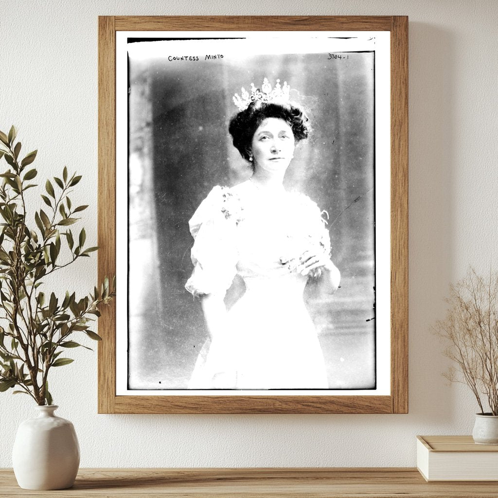 Historic Countess Minto Print, Vintage Art