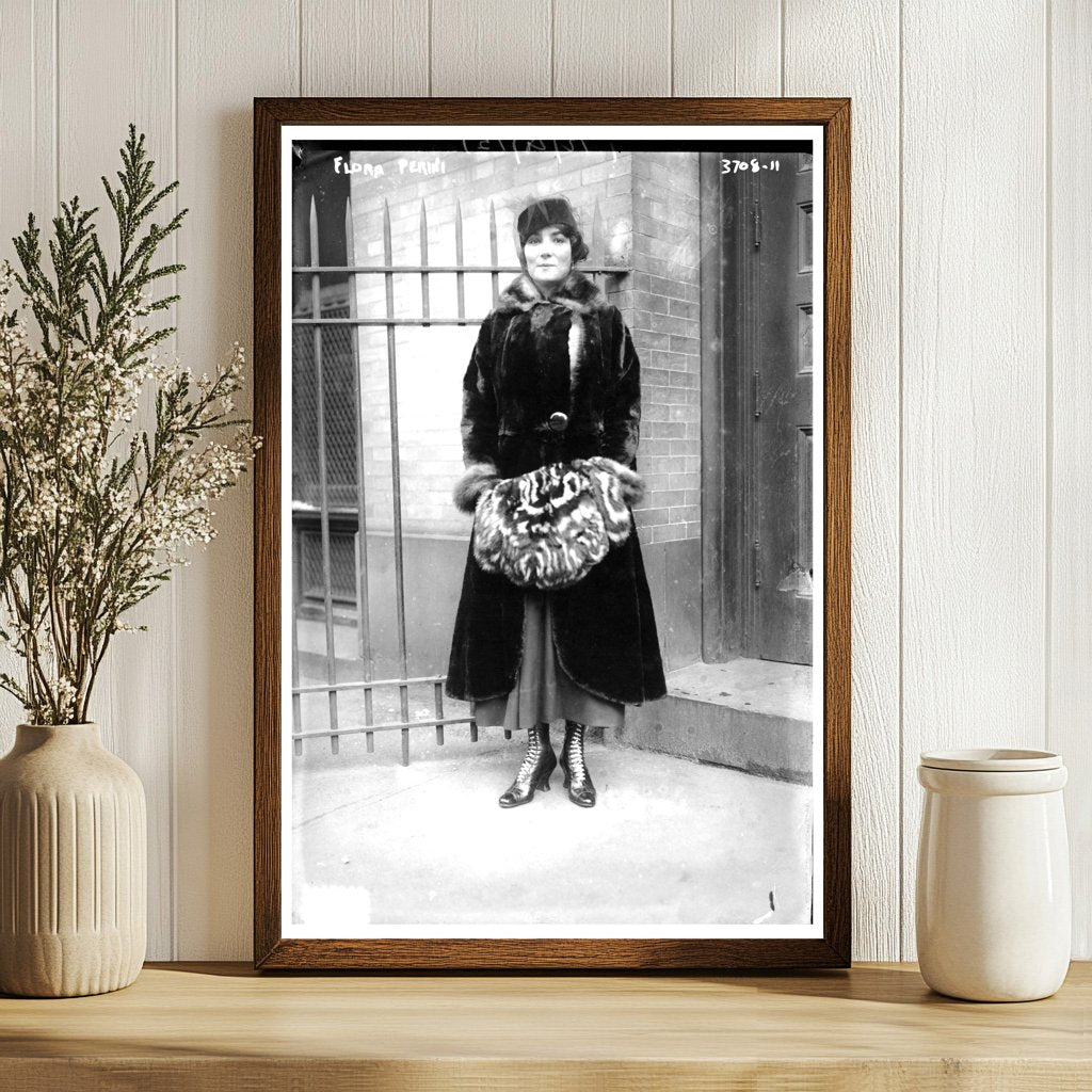 Flora Perini: Iconic Portrait of a 1915 Visionary