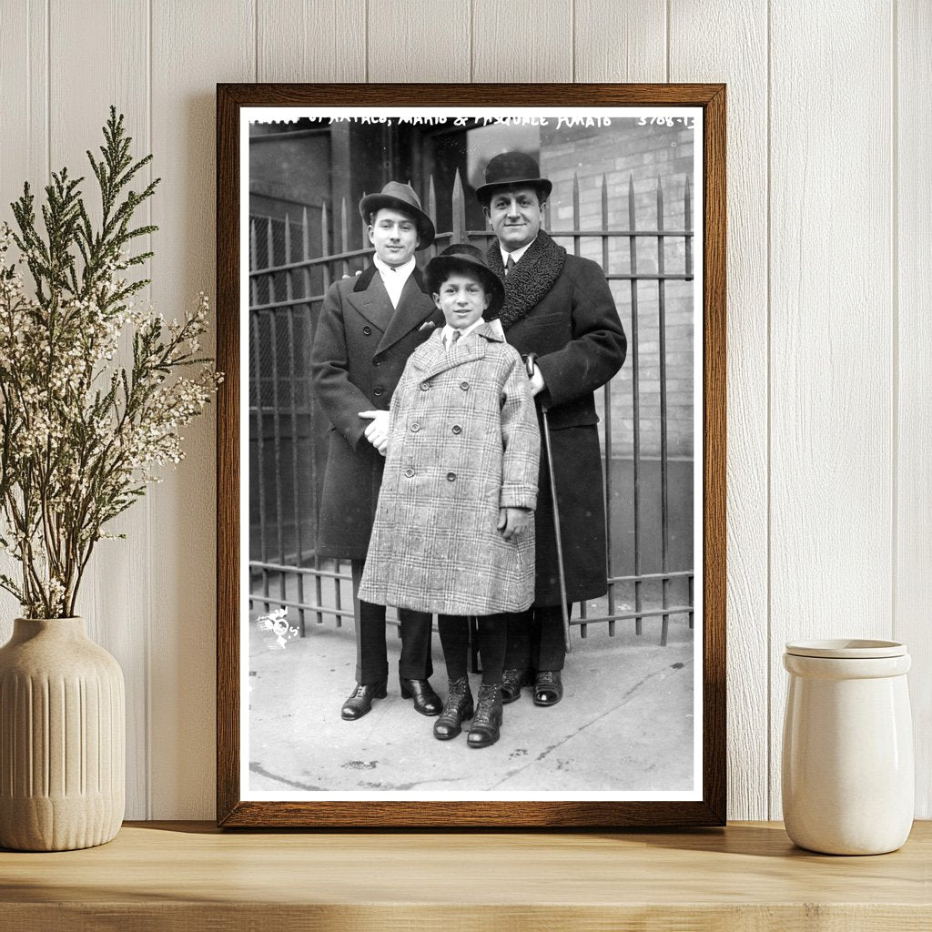 1915 Portrait of the Amato Brothers: Family Legacy