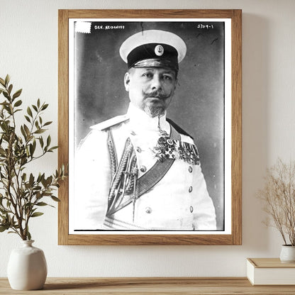 Historic Gen. Neidenoff Print, Vintage Art