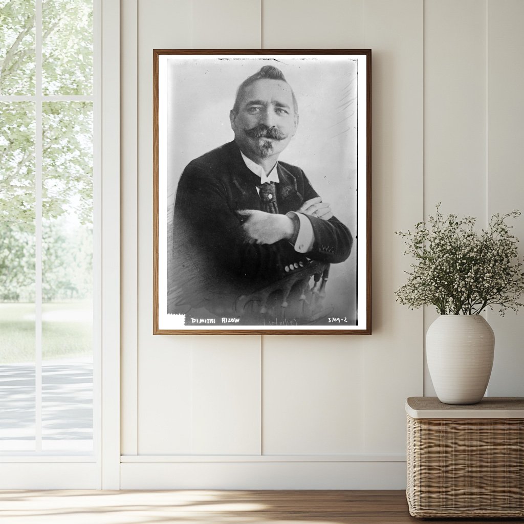 Historic Dimitri Rizow Print, Vintage Art