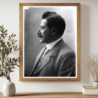 Historic Verner von Heidenstan [i.e. Heidenstam] Print, Vintage Art