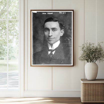 Historic Hugh Gibson Print, Vintage Art