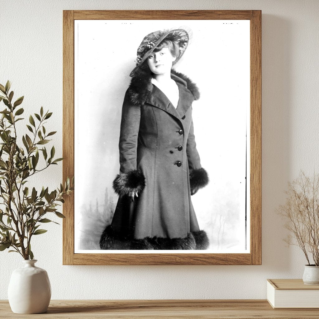Historic Grace Overman Print, Vintage Art
