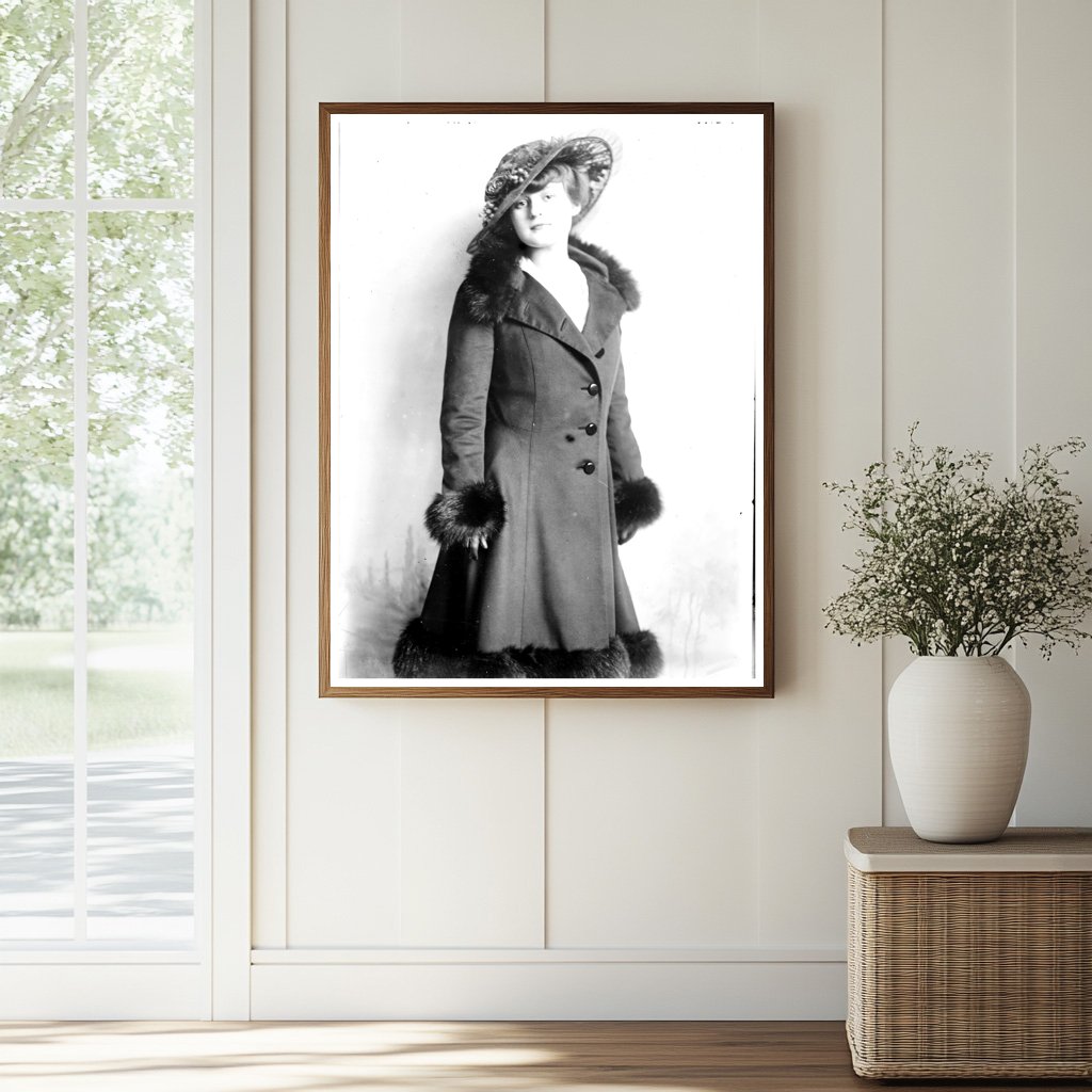 Historic Grace Overman Print, Vintage Art