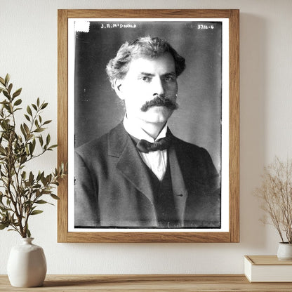 Historic J.R. McDonald [i.e. MacDonald] Print, Vintage Art