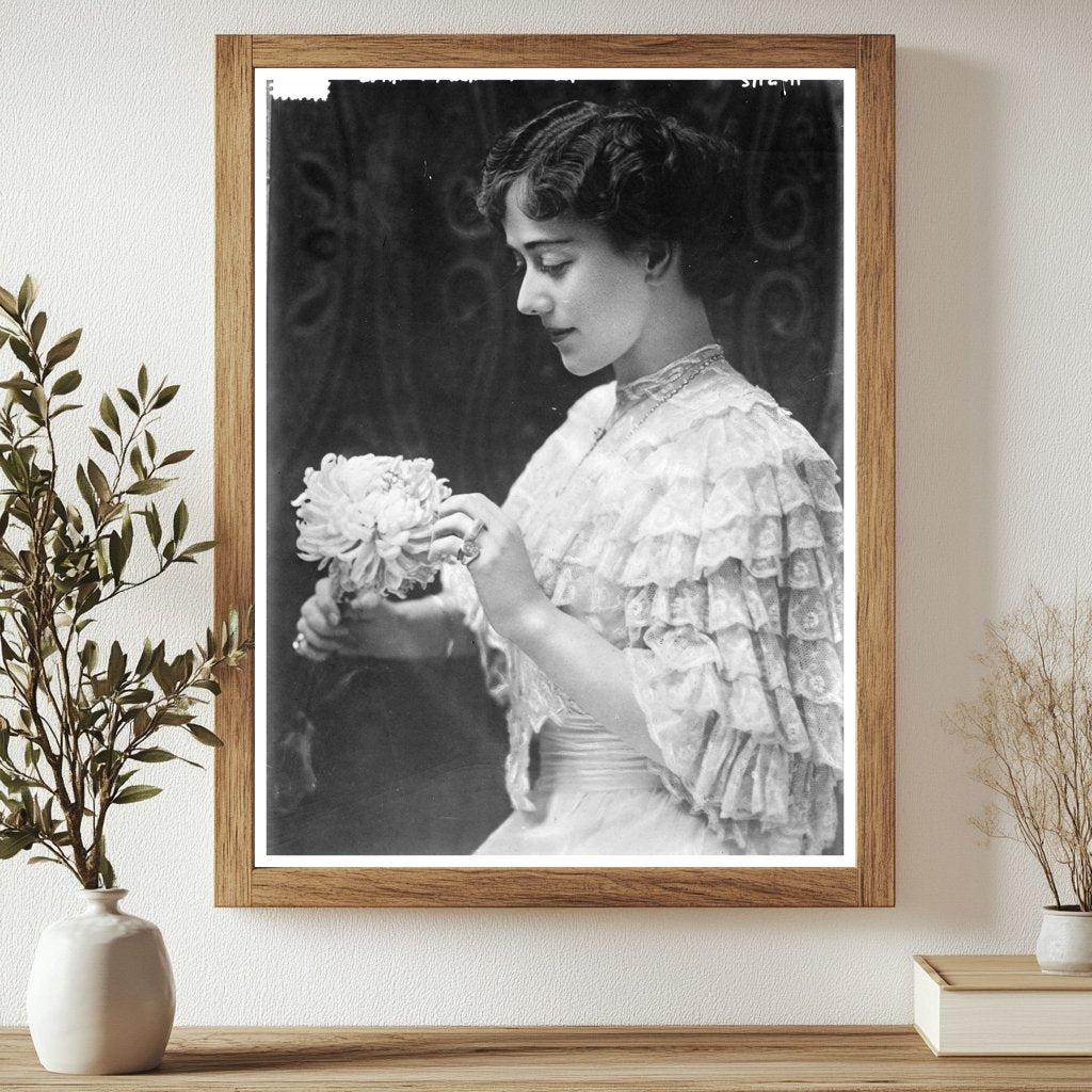 Historic Edna Wallace Hopper, 1/3/16 Print, Vintage Art