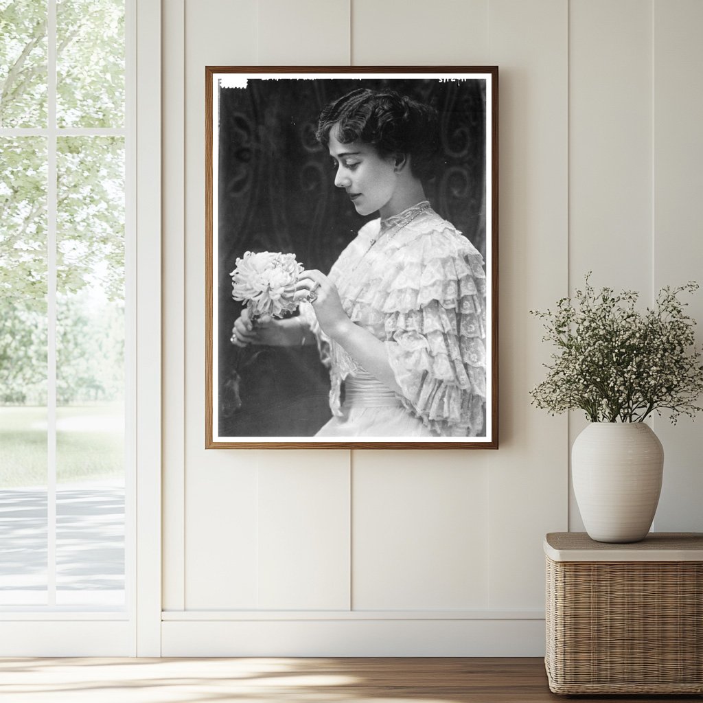 Historic Edna Wallace Hopper, 1/3/16 Print, Vintage Art