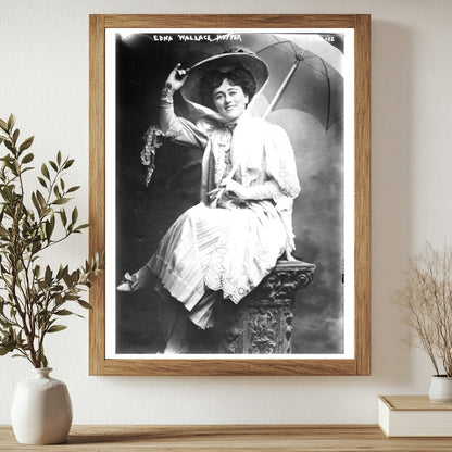 Historic Edna Wallace Hopper Print, Vintage Art