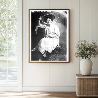 Historic Edna Wallace Hopper Print, Vintage Art