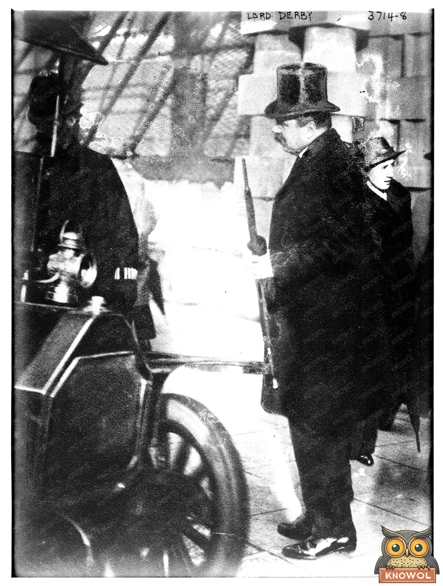 Historic Lord Derby Print, Vintage Art