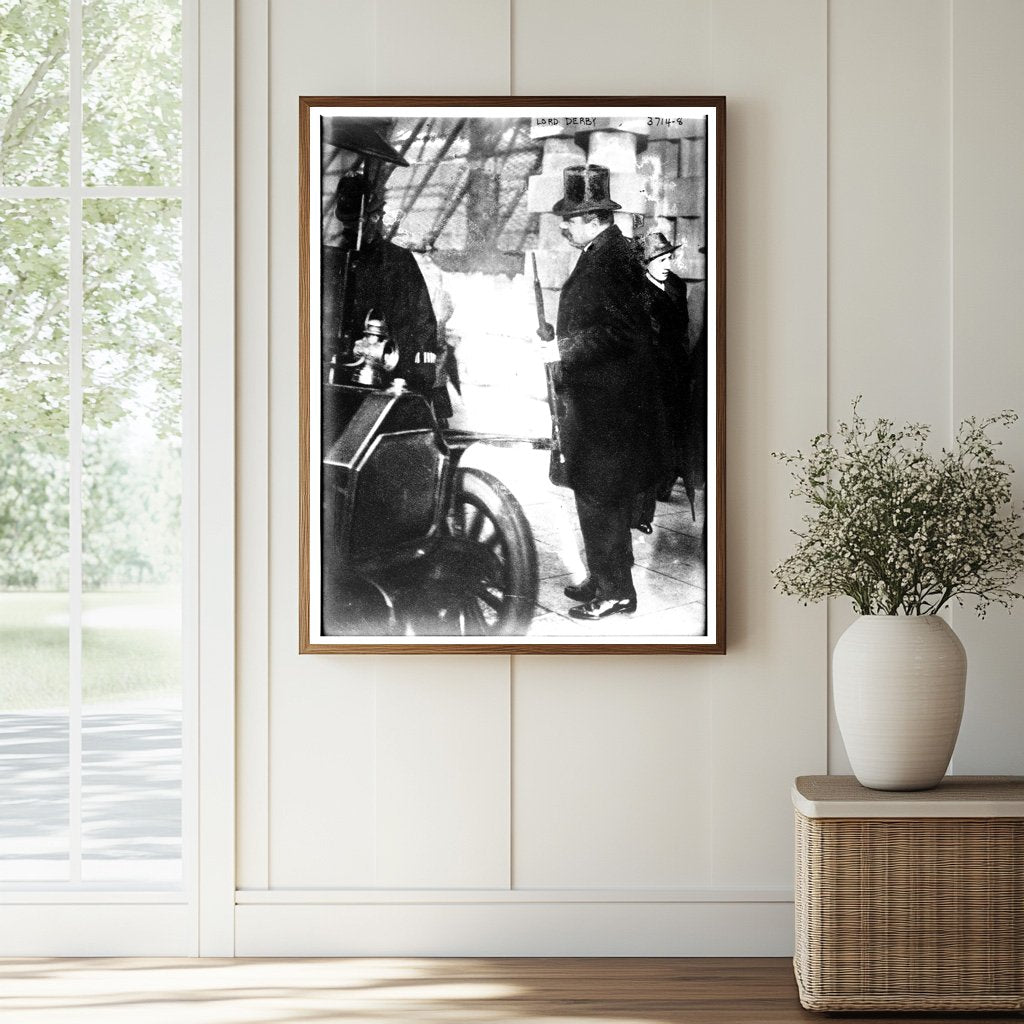 Historic Lord Derby Print, Vintage Art