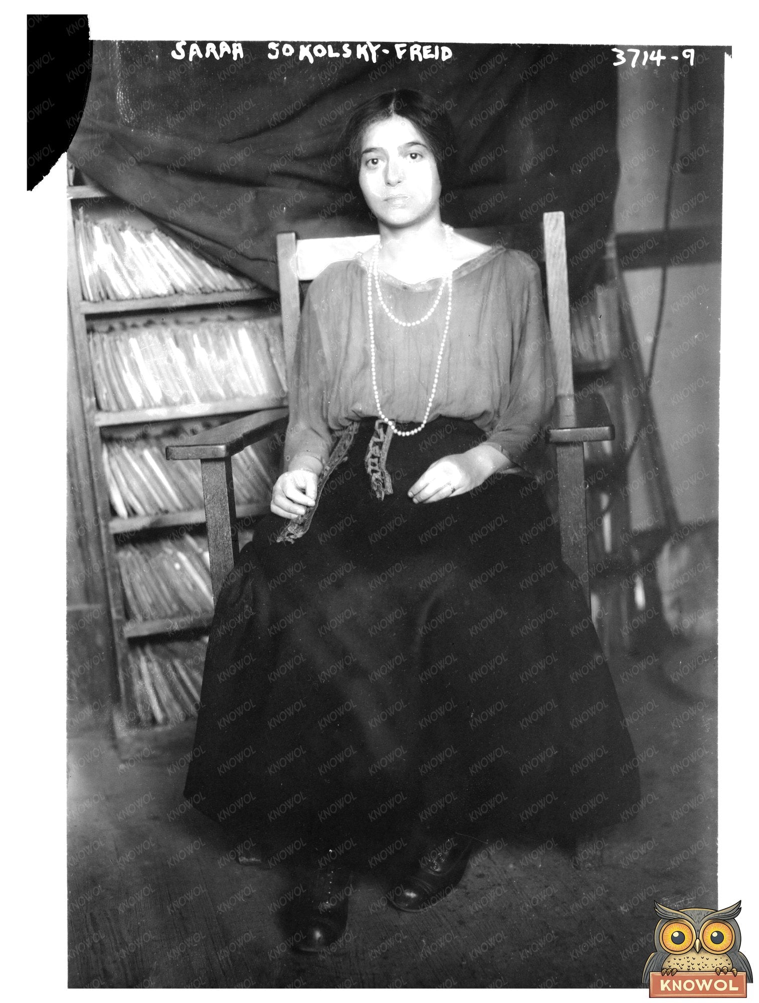 Historic Sarah Sokolsky - Freid Print, Vintage Art