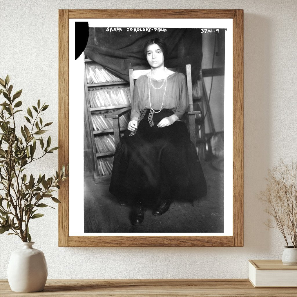 Historic Sarah Sokolsky - Freid Print, Vintage Art