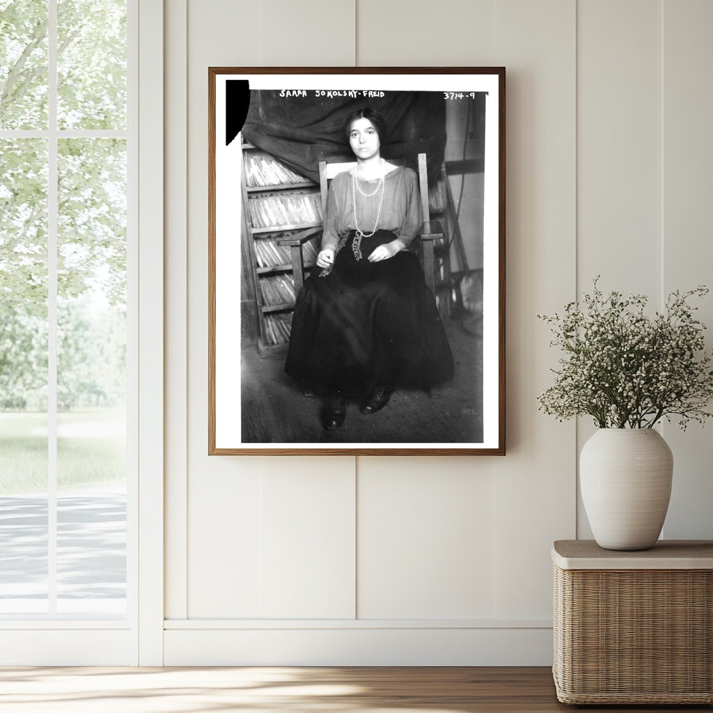 Historic Sarah Sokolsky - Freid Print, Vintage Art