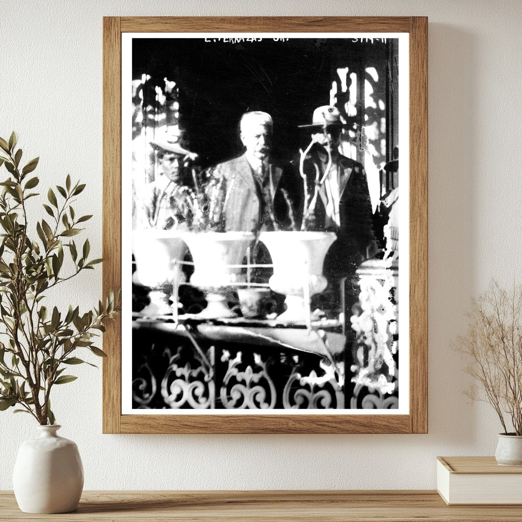 Historic L. Terrazas, Jr. Print, Vintage Art