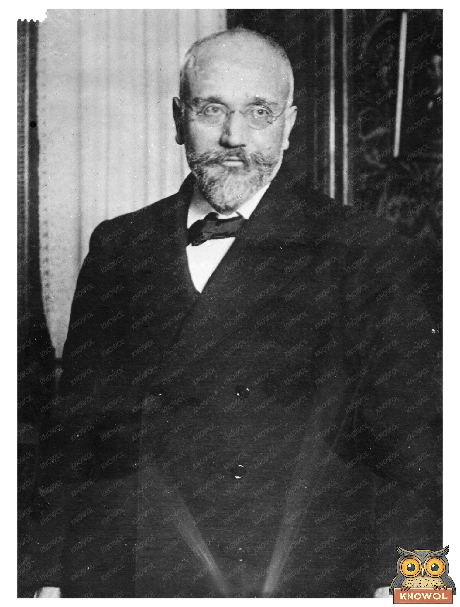 Historic E. Venizelos Print, Vintage Art