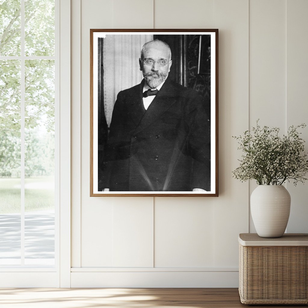 Historic E. Venizelos Print, Vintage Art
