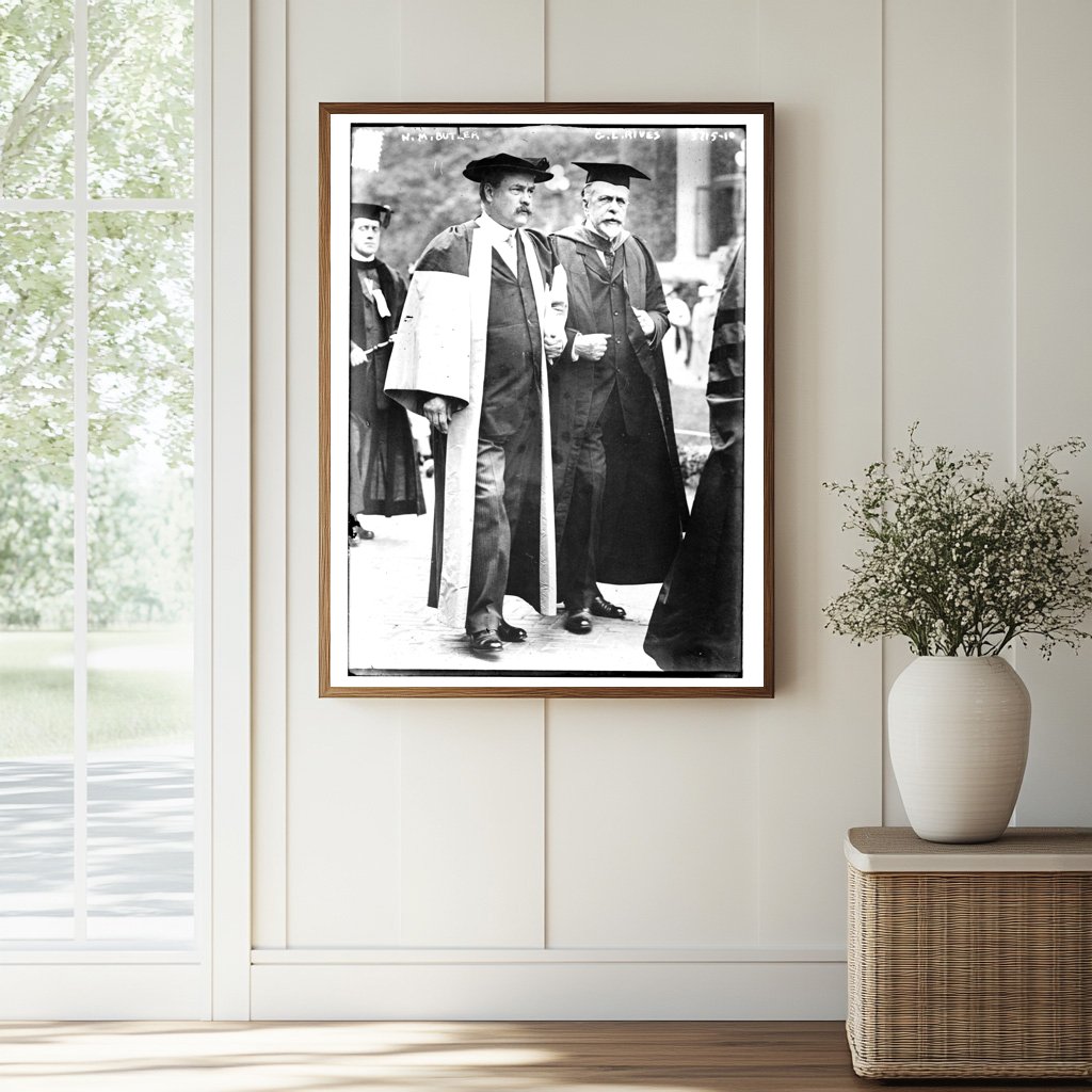 Historic N.M. Butler, G.L. Rives Print, Vintage Art