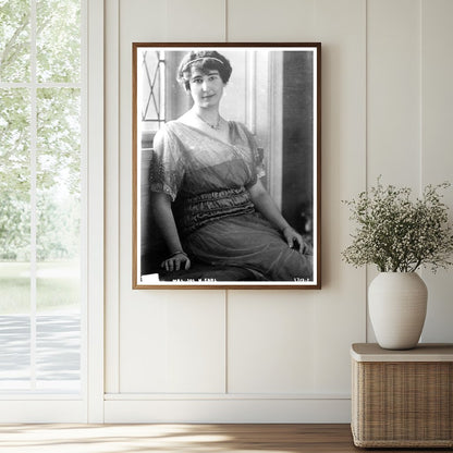 Historic Mrs. Jos. H. Earl [i.e., Earle] Print, Vintage Art