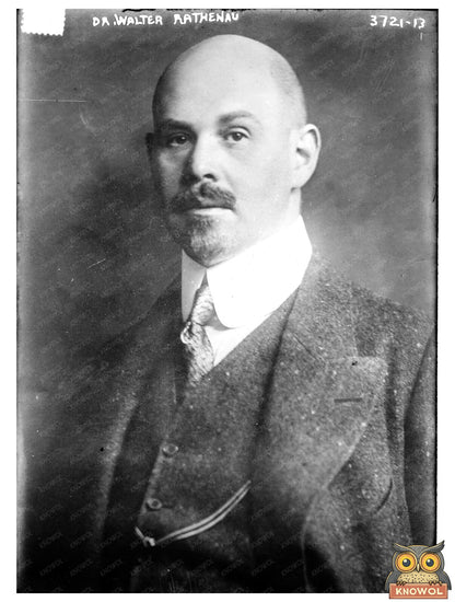 Historic Dr. Walter Rathenau Print, Vintage Art