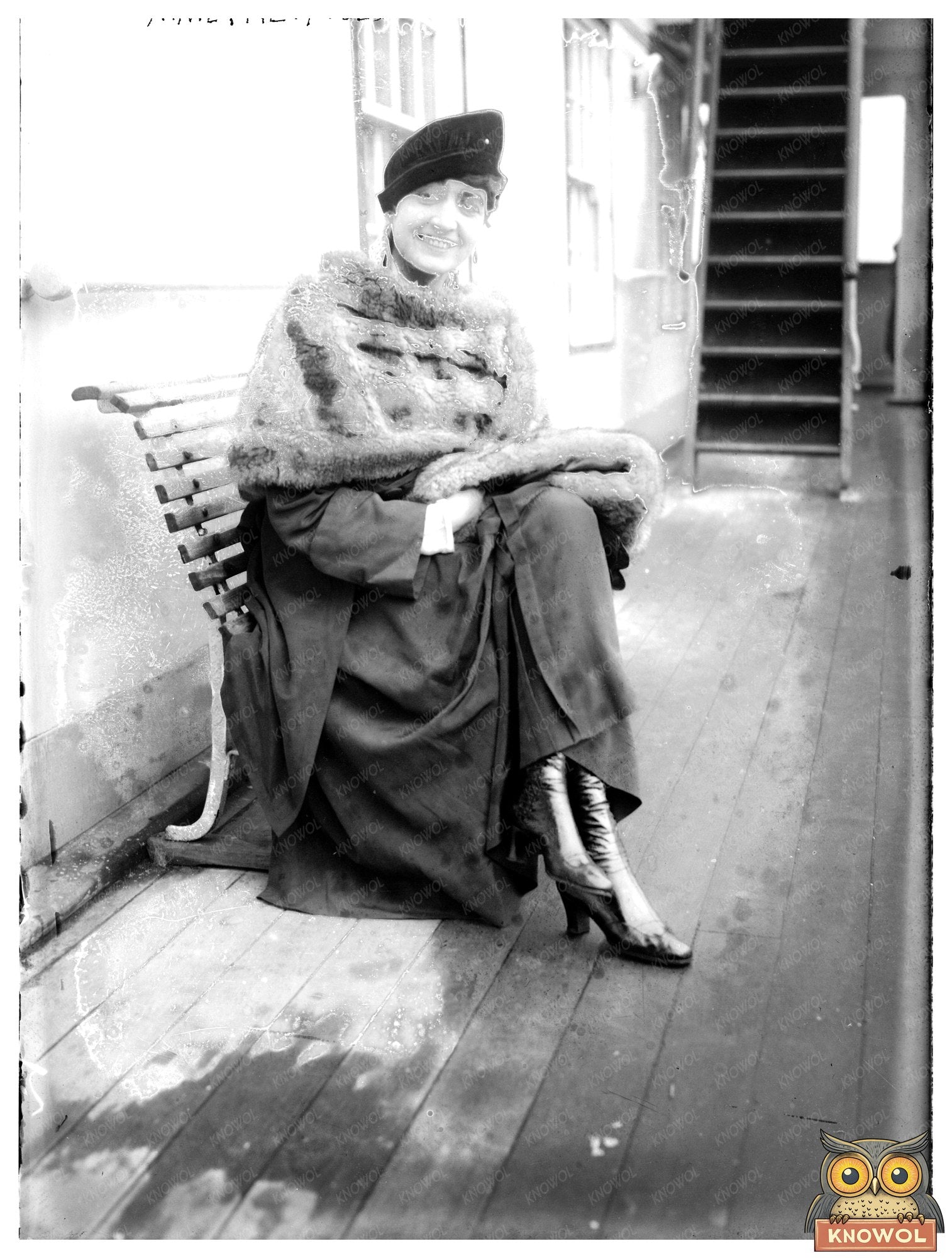 Historic Mme. Revalles Print, Vintage Art