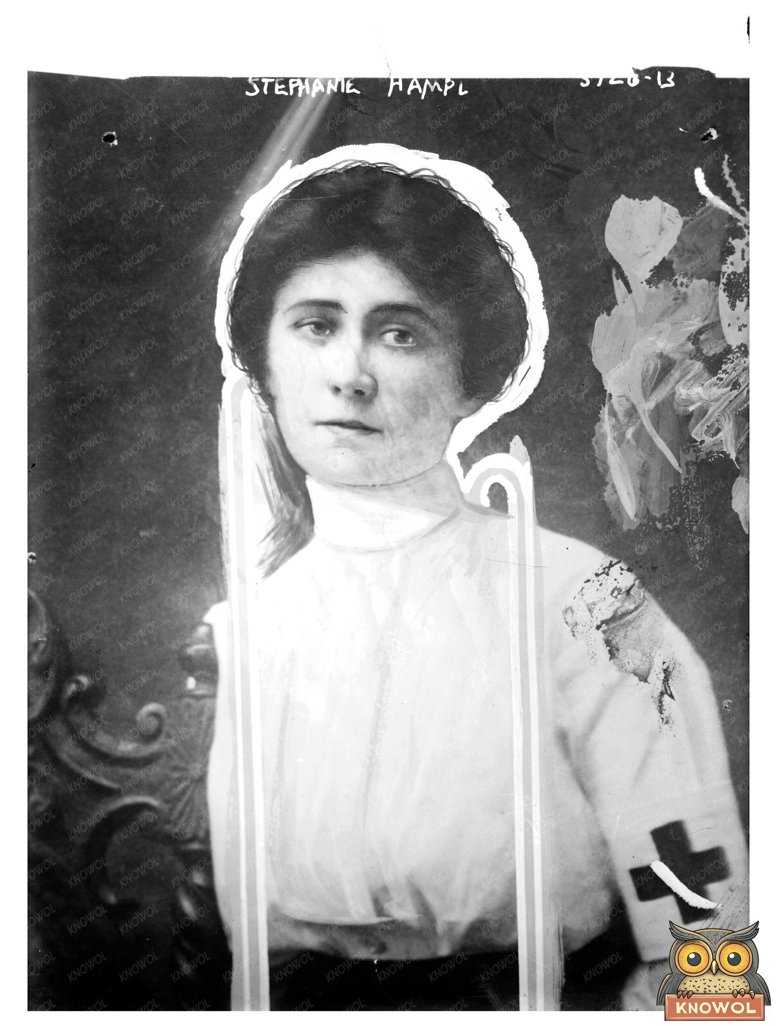 Historic Stephanie Hampl Print, Vintage Art