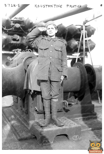 1916 Portrait of Koustontine Protich: Immigrant Legacy