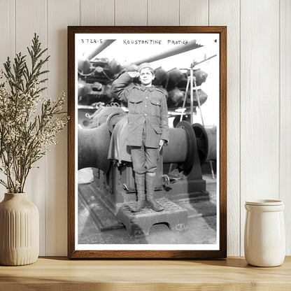 1916 Portrait of Koustontine Protich: Immigrant Legacy