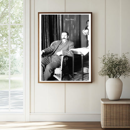 Historic Felix Diaz Print, Vintage Art