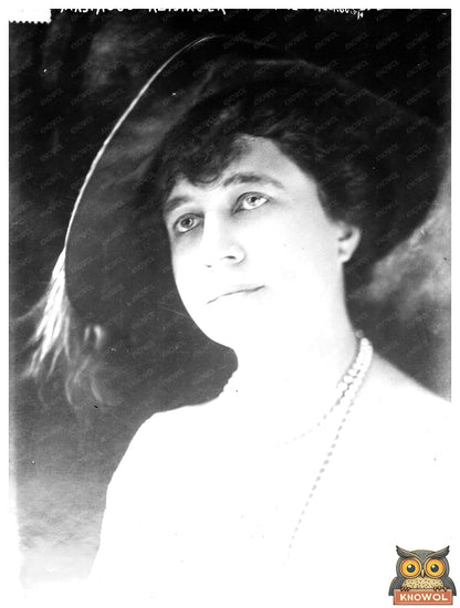 Historic Mrs. C.E. Greenough Print, Vintage Art