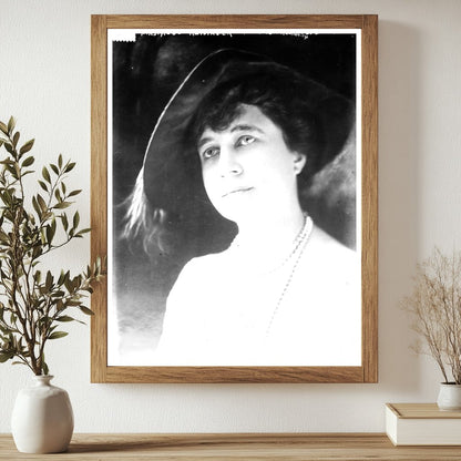 Historic Mrs. C.E. Greenough Print, Vintage Art