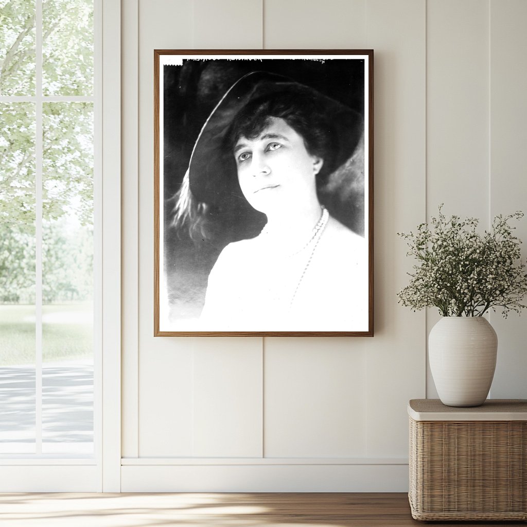 Historic Mrs. C.E. Greenough Print, Vintage Art