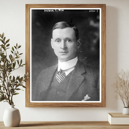 Historic Arthur C. Wise Print, Vintage Art